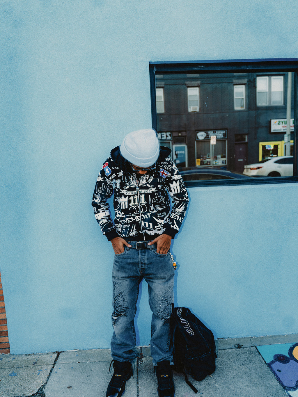 ROUTE 264 ZIP- UP BLACK