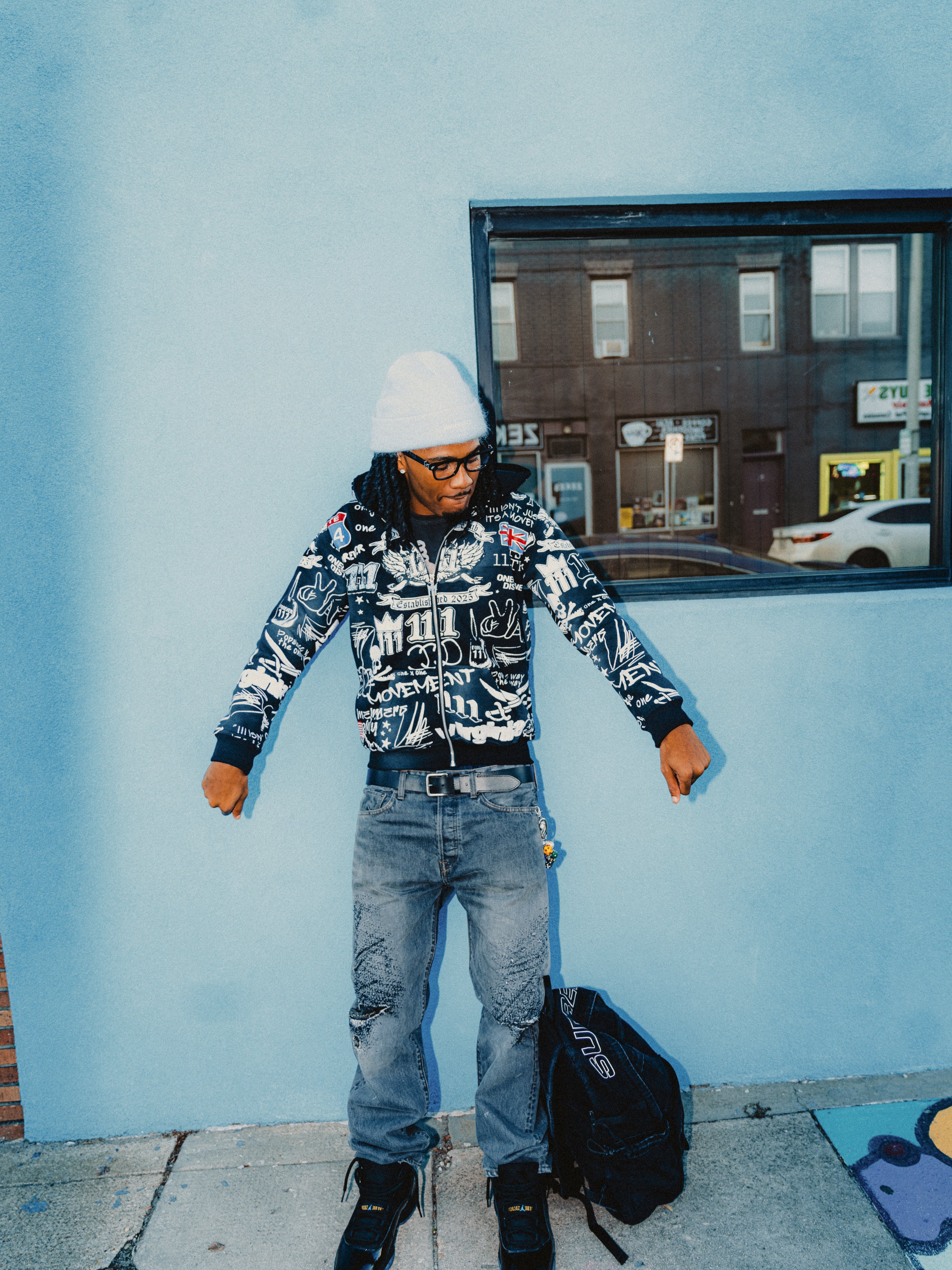 ROUTE 264 ZIP- UP BLACK