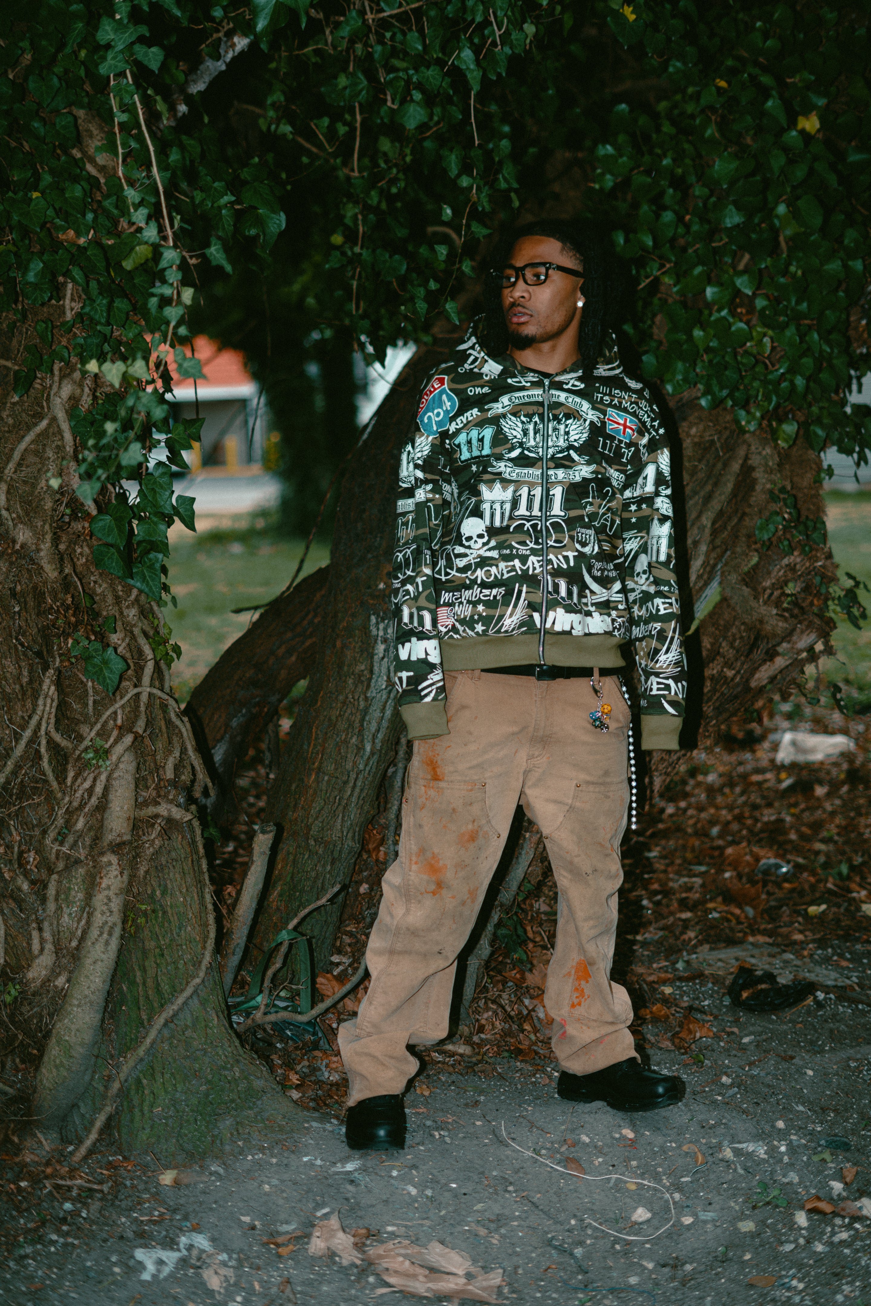 The111Brand Olive 264 ZIP- UP