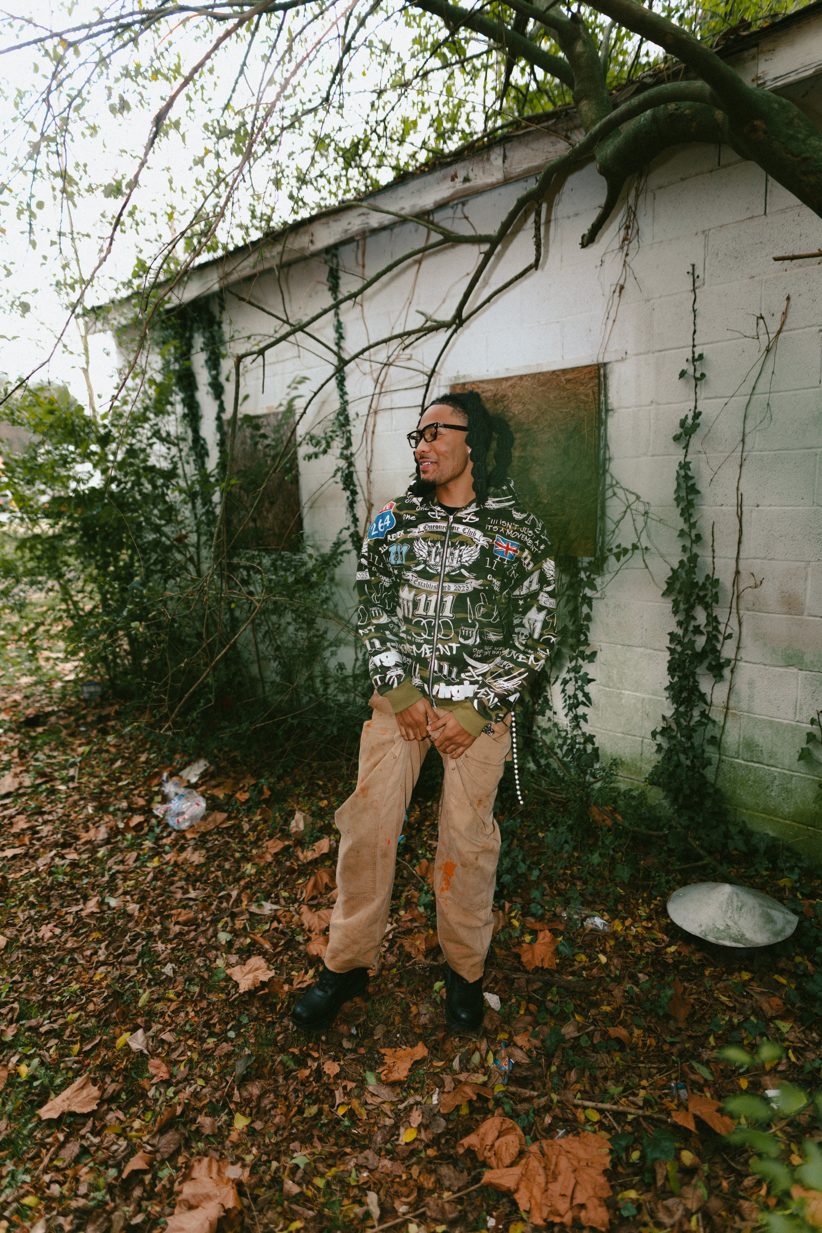 The111Brand Olive 264 ZIP- UP